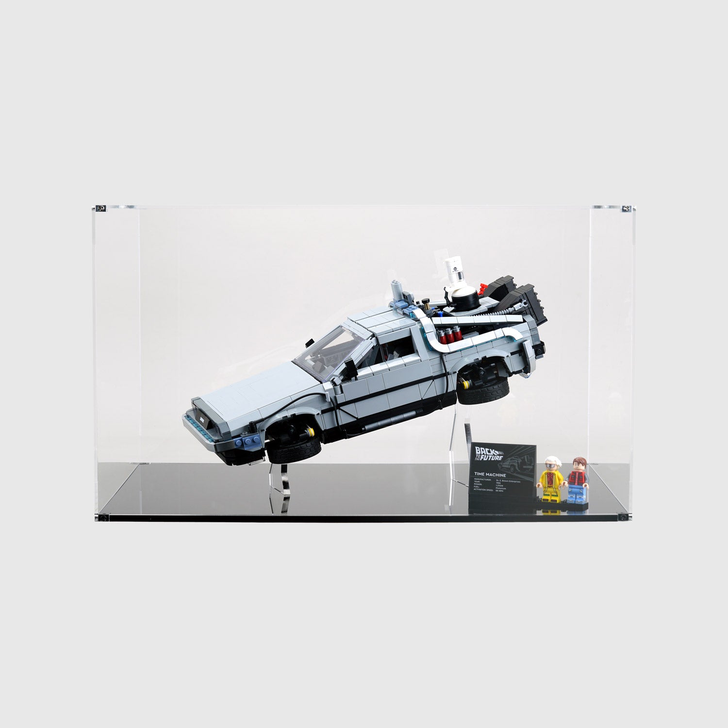 LEGO 10300 Back to the Future Time Machine Display Case | ONBRICK