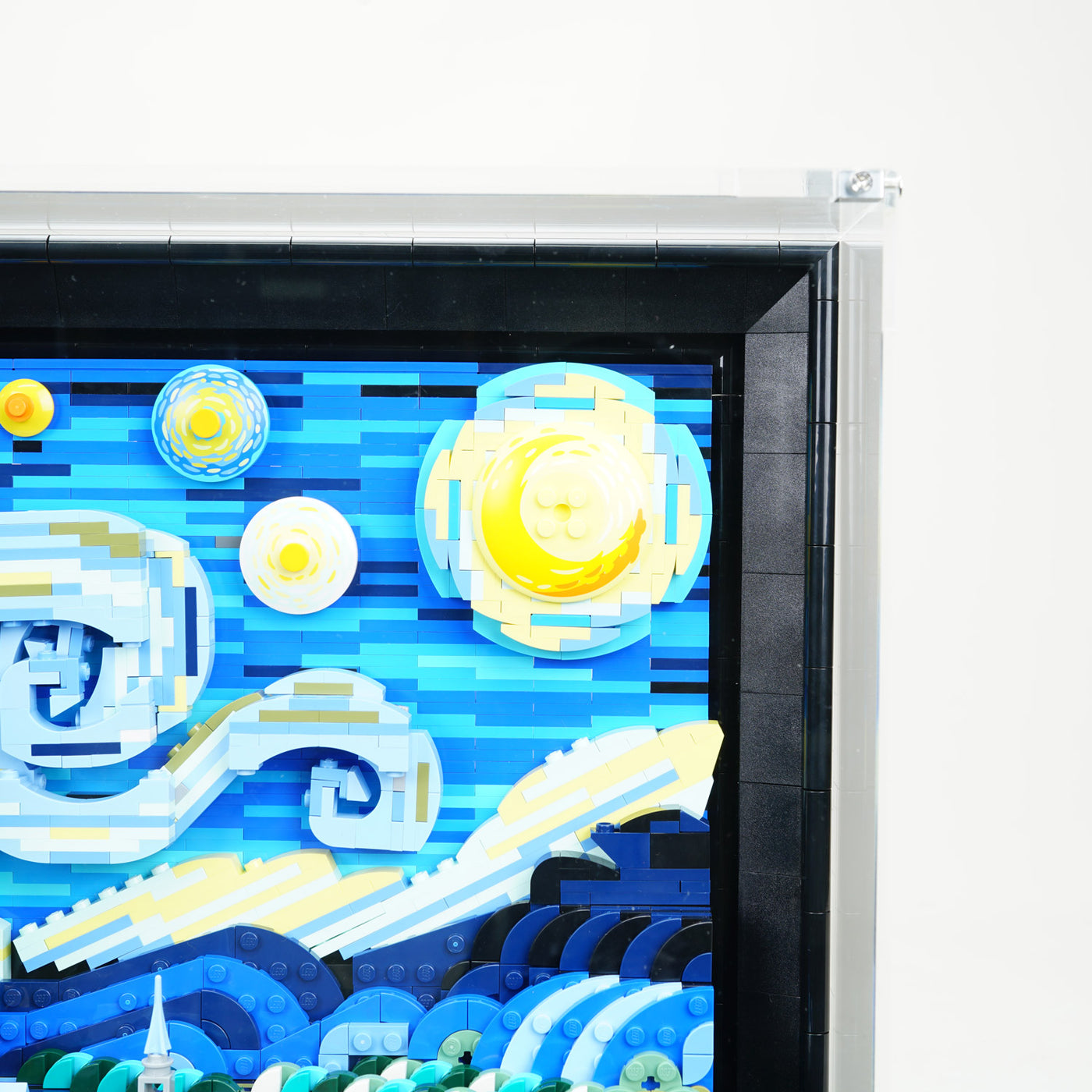Tequadro Plexiglas® Display Case for LEGO® Vincent van Gogh Starry Night  (21333)