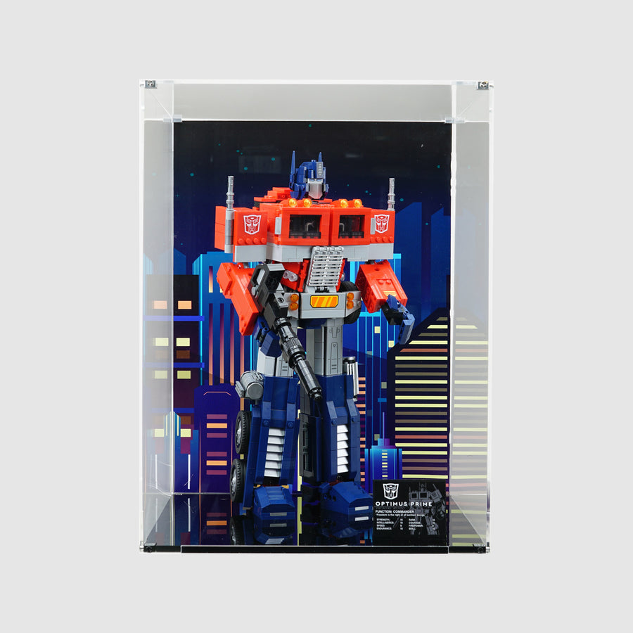 LEGO 10302 Optimus Prime Display Case | ONBRICK