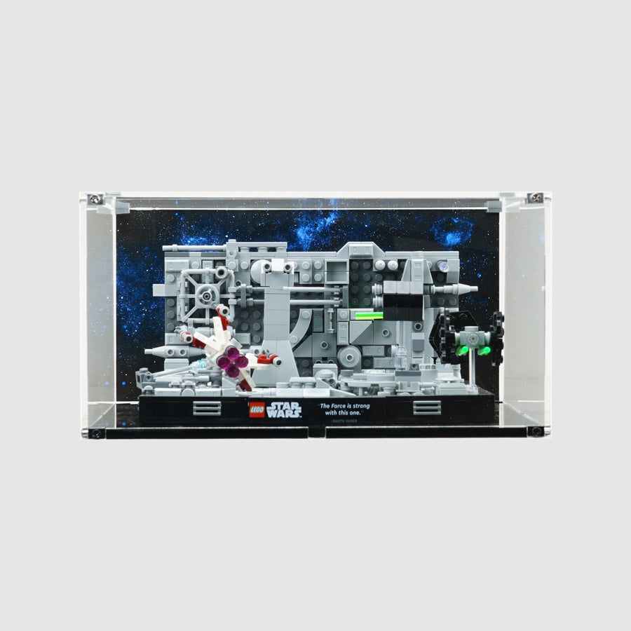 LEGO 75329 Death Star Trench Run Diorama Display Case | ONBRICK