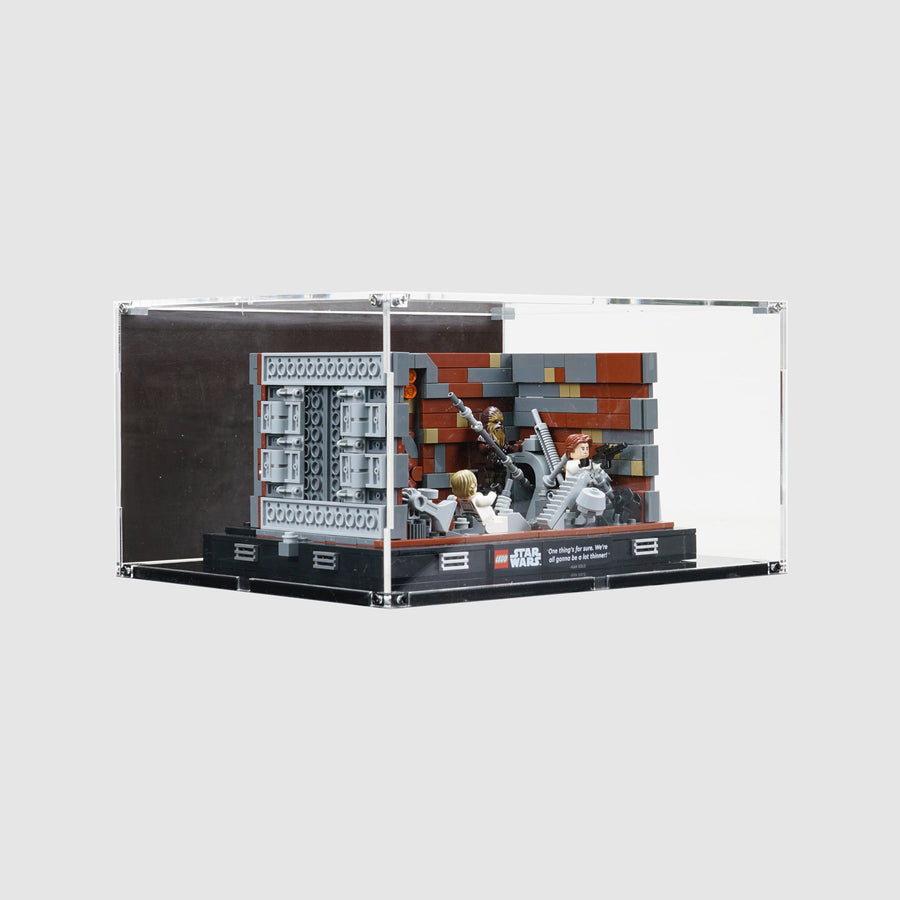 LEGO 75339 Death Star Trash Compactor Diorama Display Case | ONBRICK