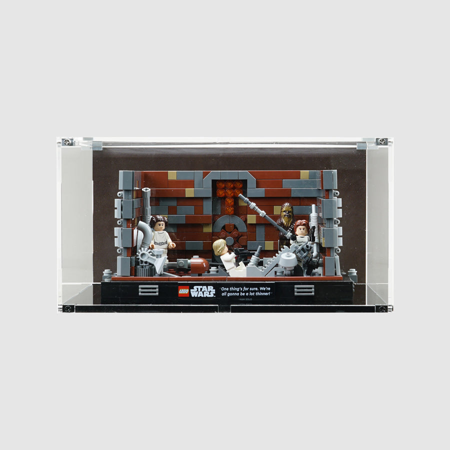 LEGO 75339 Death Star Trash Compactor Diorama Display Case | ONBRICK