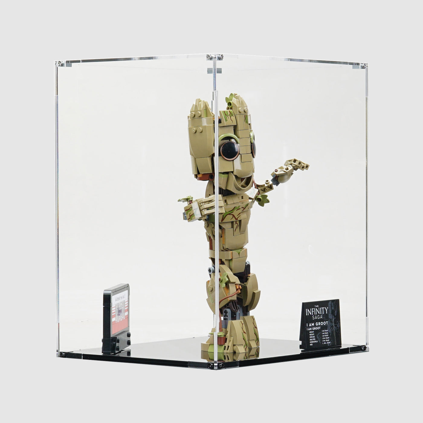 Acrylic Display Stand for the LEGO® MARVEL I Am Groot 76217 