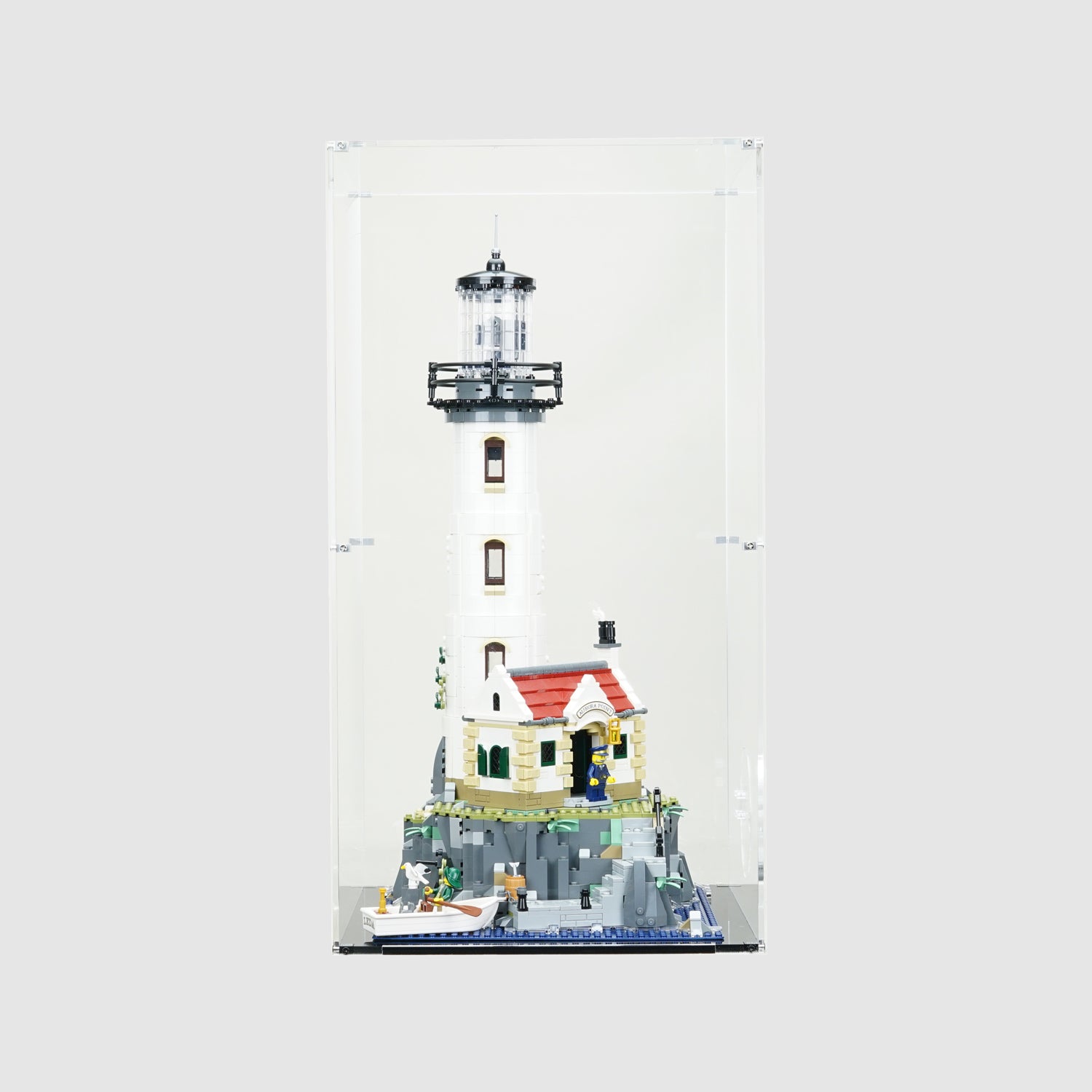 LEGO 21335 Motorised Lighthouse Display Case | ONBRICK