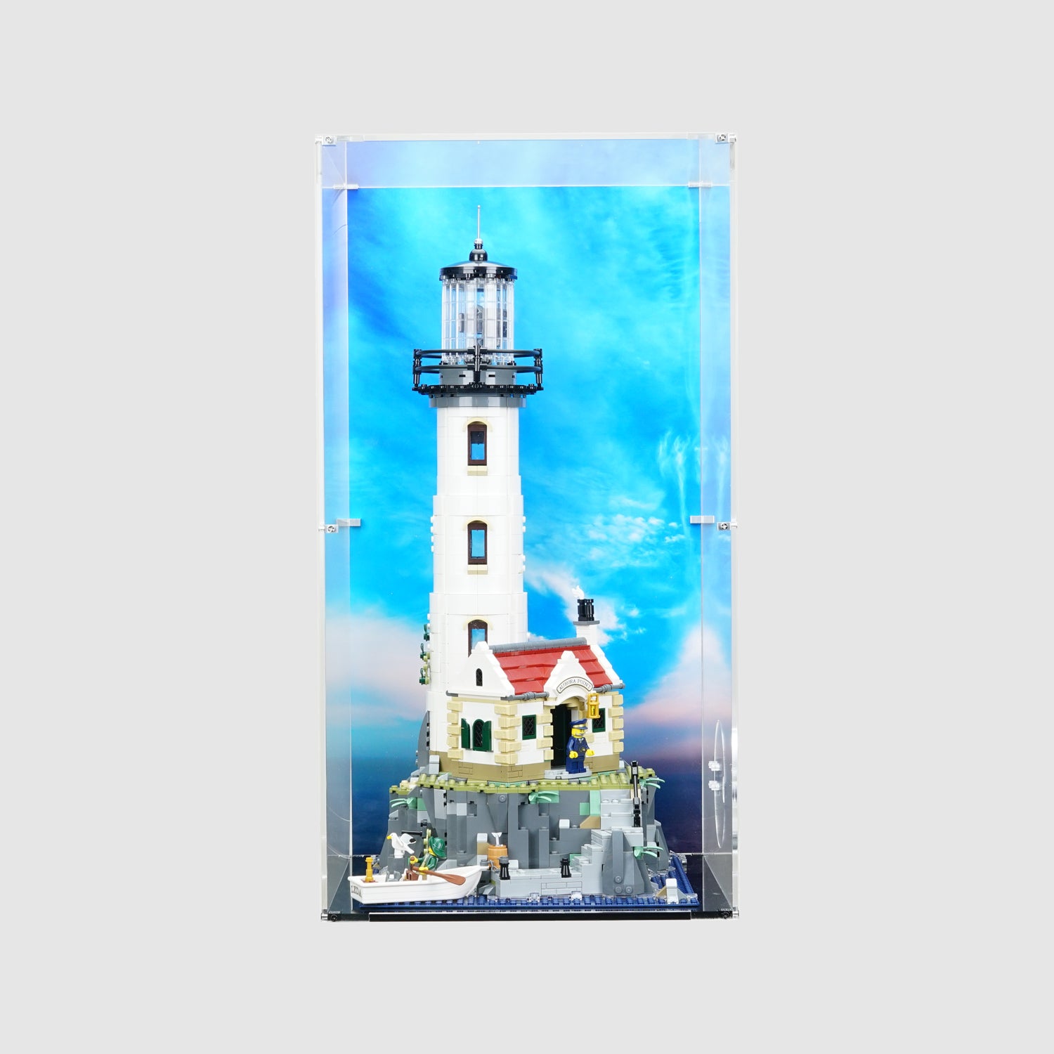 LEGO 21335 Motorised Lighthouse Display Case | ONBRICK