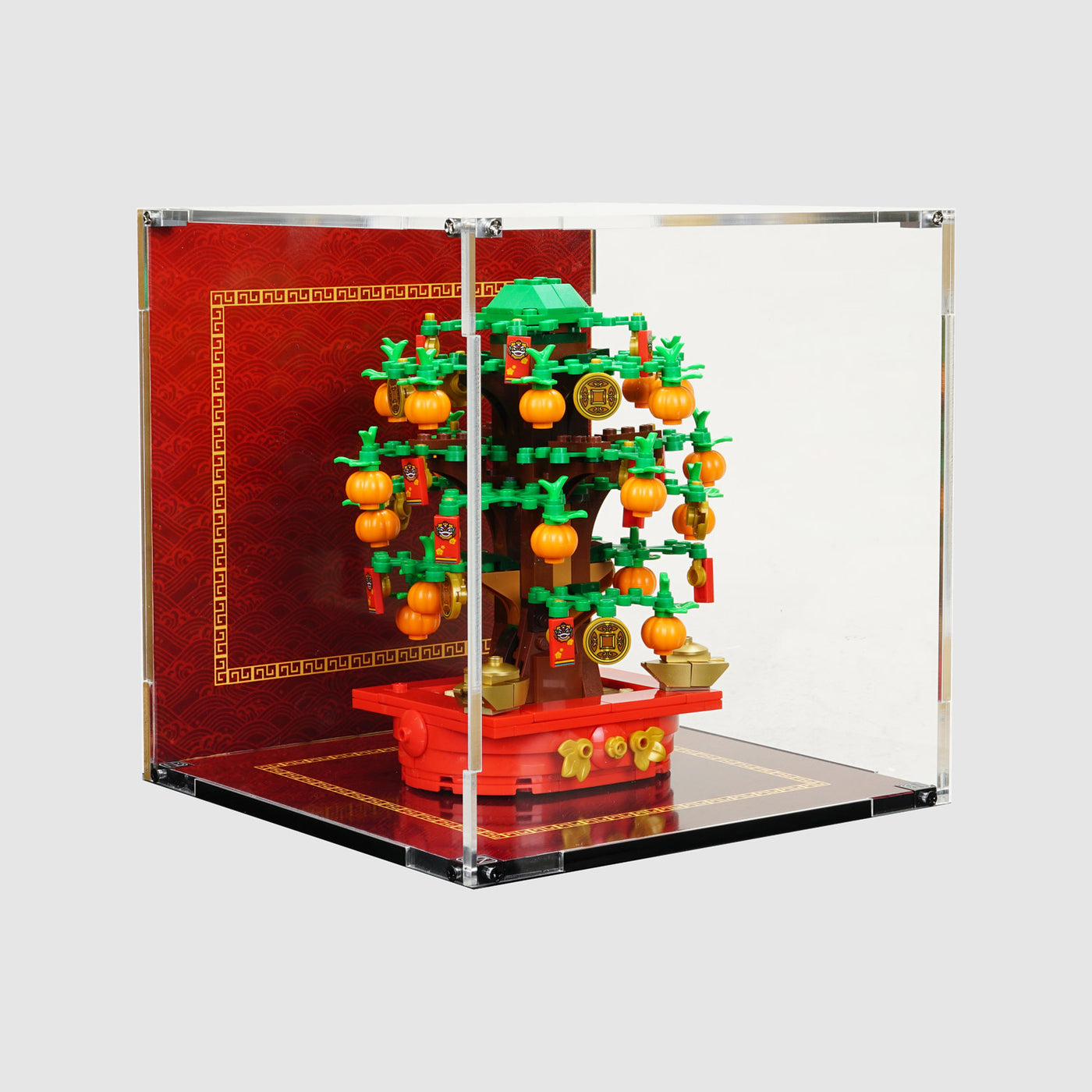 lego chinese money tree ONBRICK Custom Fit Acrylic Display Case for LEGO 40648 Money Tree – Dustproof Display Box · ONBRICK