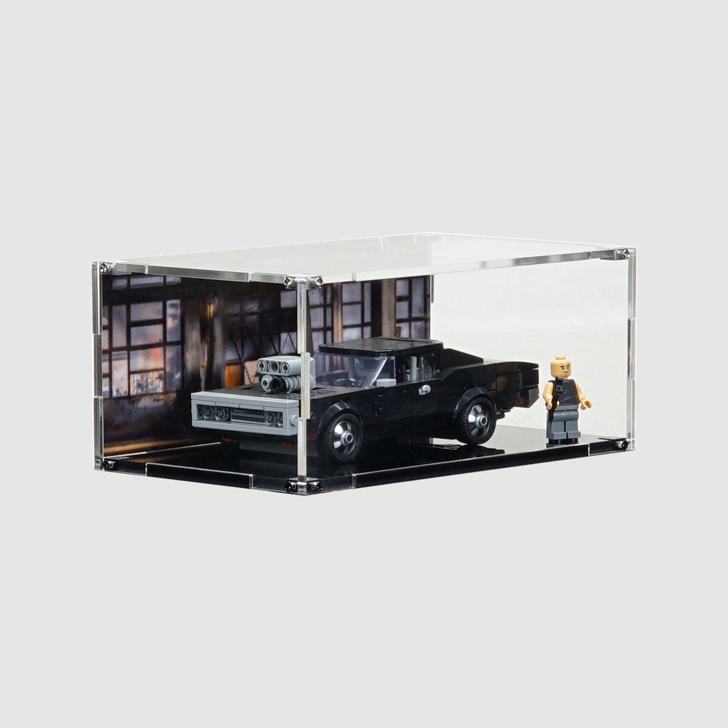 LEGO 76912 Fast & Furious 1970 Dodge Charger R/T Display Case | ONBRICK