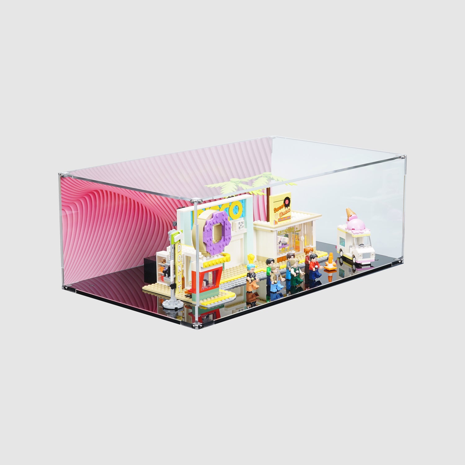  PIPART Acrylic Display Case for Lego 21339 BTS Dynamite,  Dustproof Clear Display Box (Display Case ONLY,Lego Model NOT Included) :  Toys & Games