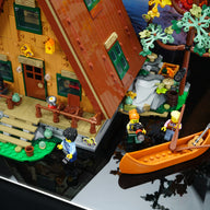 LEGO 21338 A-Frame Cabin Display Case | ONBRICK